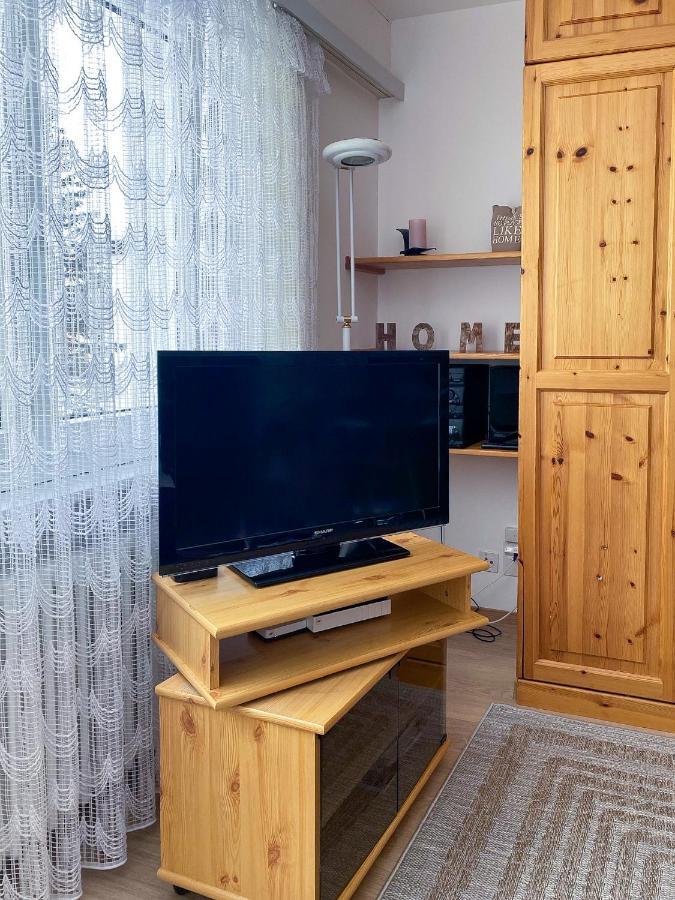 Zentrale Wohnung In St. Moritz Mit Grossem Balkon Esterno foto